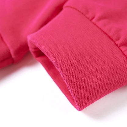 Sweatshirt enfant rose vif 92