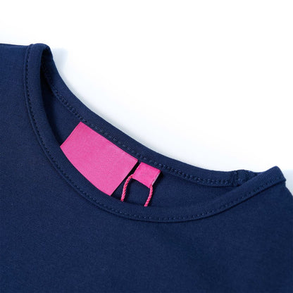 T-shirt manches longues enfant bleu marine 104