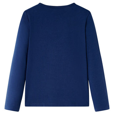 T-shirt manches longues enfant bleu marine 116