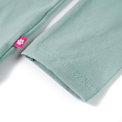 Kinder-Langarmshirt Minzgrün 116