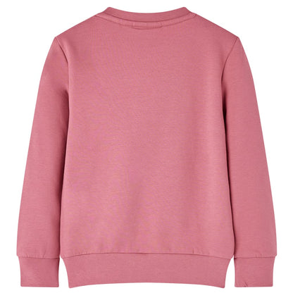 Kinder-Sweatshirt Himbeerrosa 104