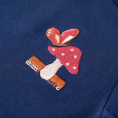T-shirt manches longues enfant bleu marine 104