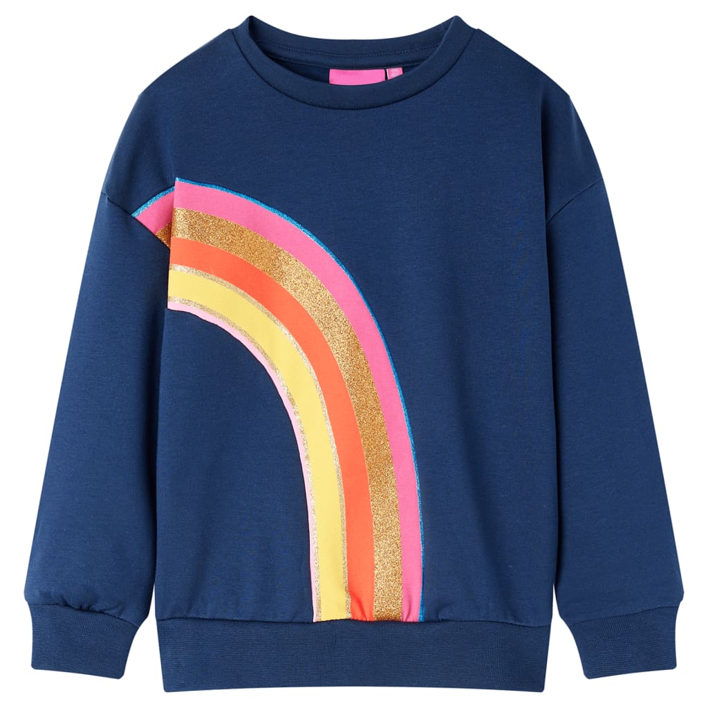Sweat-shirt enfant bleu marine 104