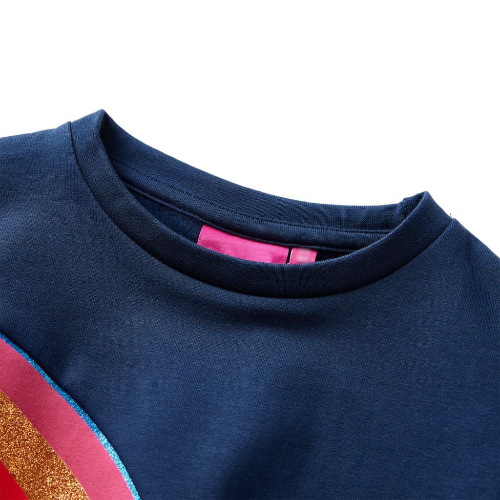 Sweat-shirt enfant bleu marine 140