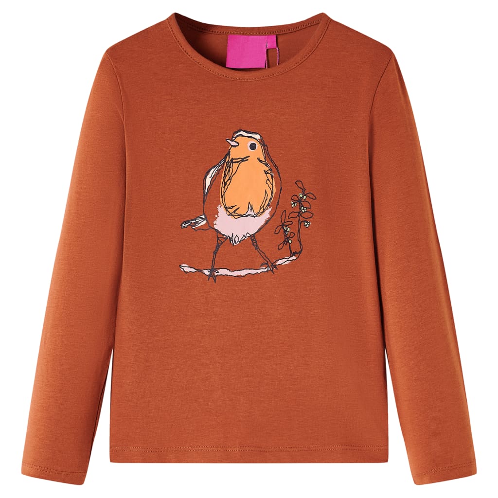 T-shirt manches longues enfant Cognac 104