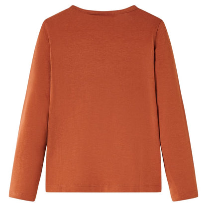 T-shirt manches longues enfant Cognac 104