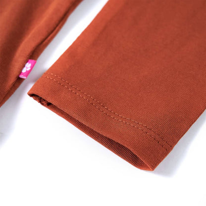 T-shirt manches longues enfant Cognac 104