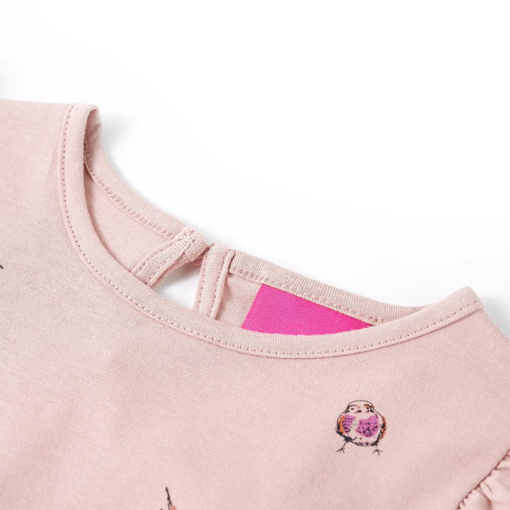 Kinder-Langarmshirt Rosa 104