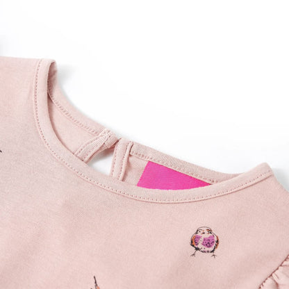 Kinder-Langarmshirt Rosa 104