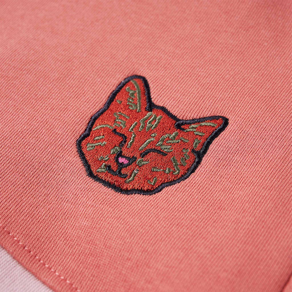 Kinder-Sweatshirt mit Farbblock Rosa 140