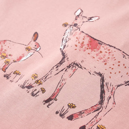 Kinder-Langarmshirt Rosa 104