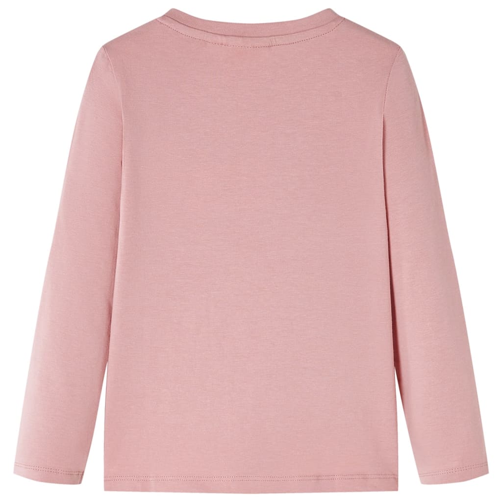 Kinder-Langarmshirt Rosa 128