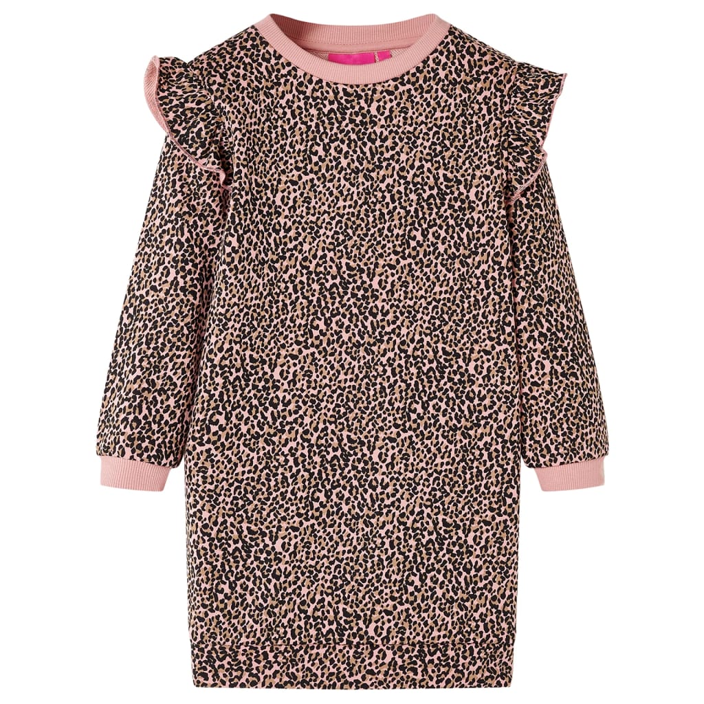 Robe pull enfant rose moyen 104