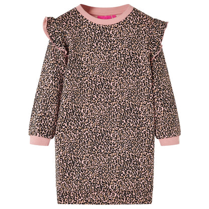 Robe pull enfant rose moyen 104