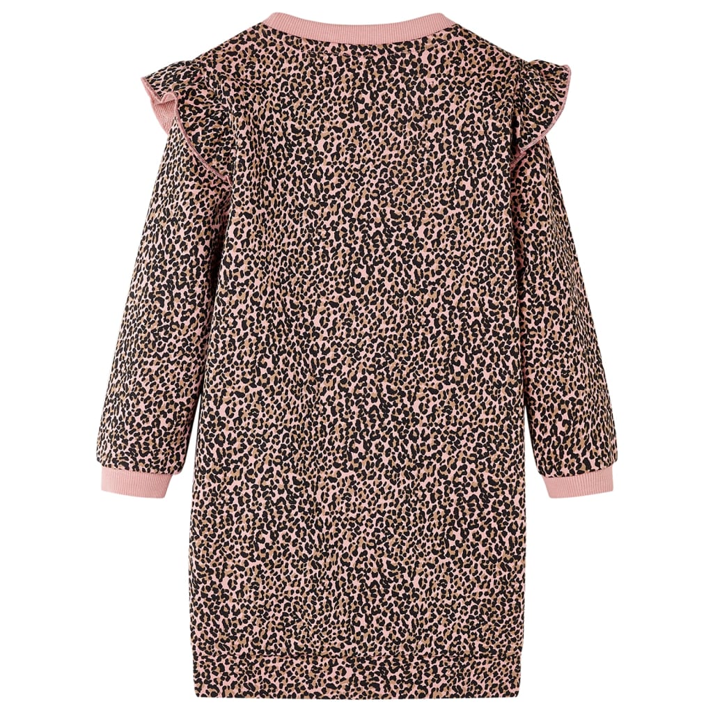Robe pull enfant rose moyen 104