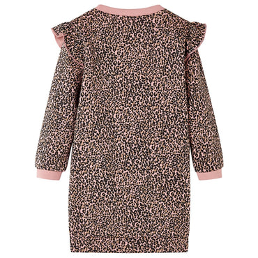 Robe pull enfant rose moyen 104