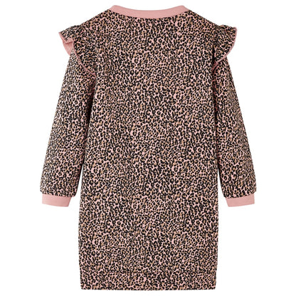 Robe pull enfant rose moyen 104