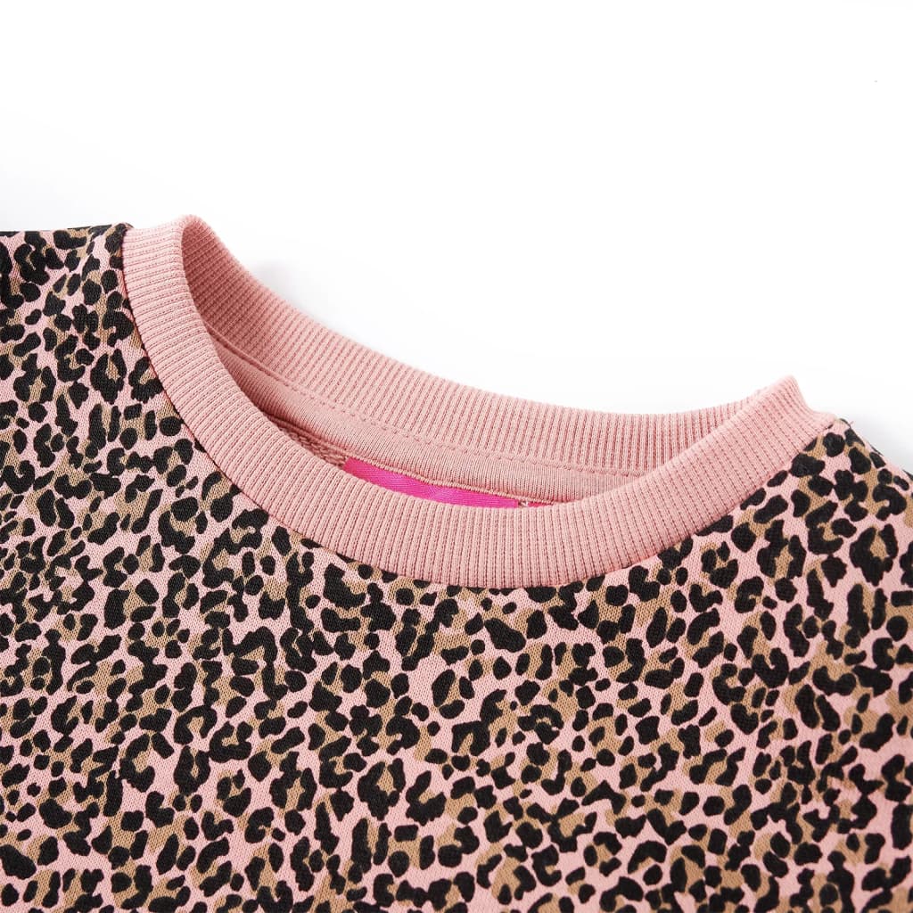 Robe pull enfant rose moyen 104