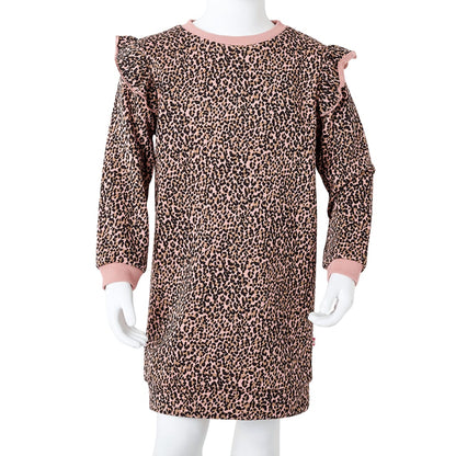 Robe pull enfant rose moyen 104
