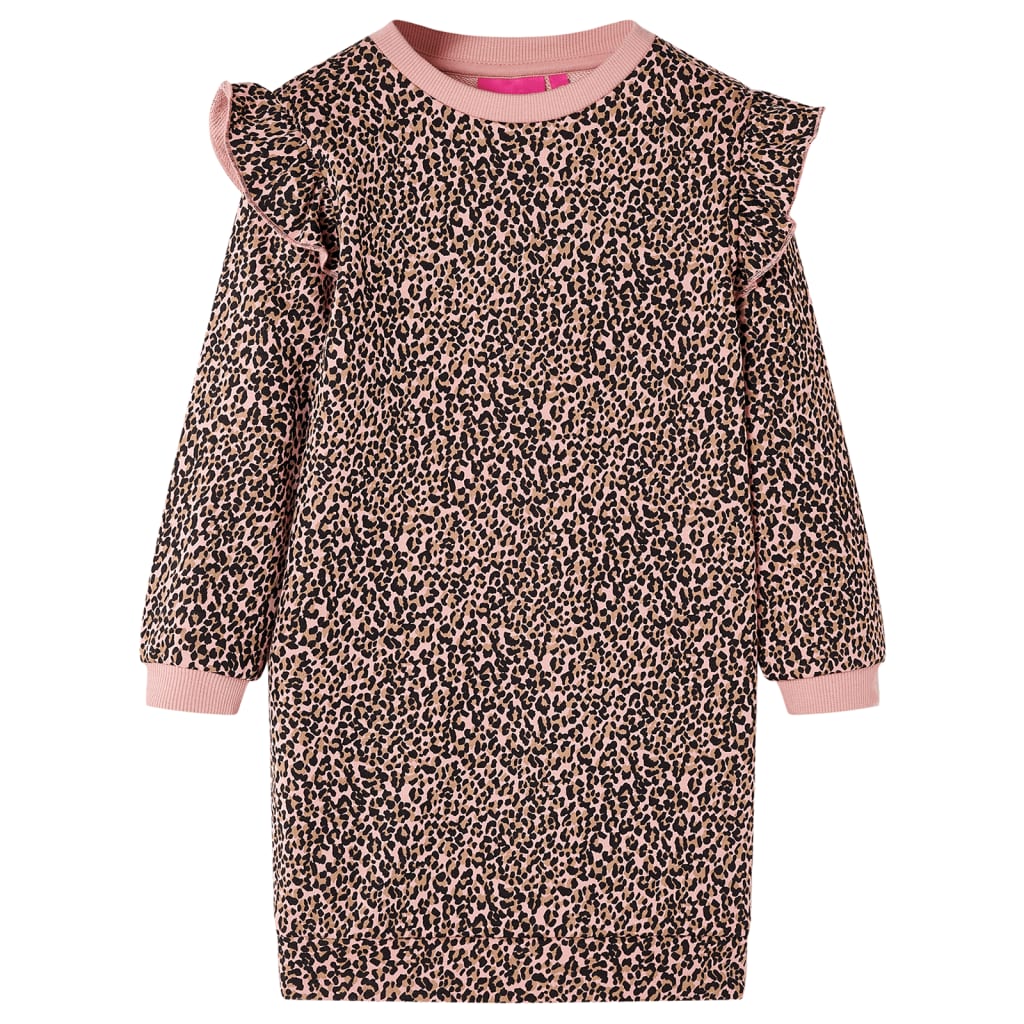 Robe pull enfant rose moyen 116