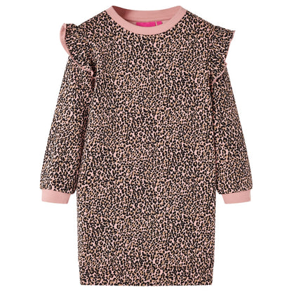 Robe pull enfant rose moyen 116