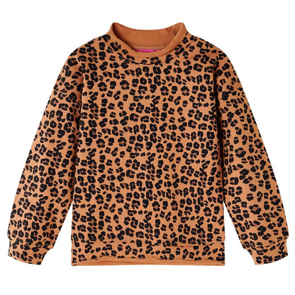 Sweatshirt enfant cognac clair 92