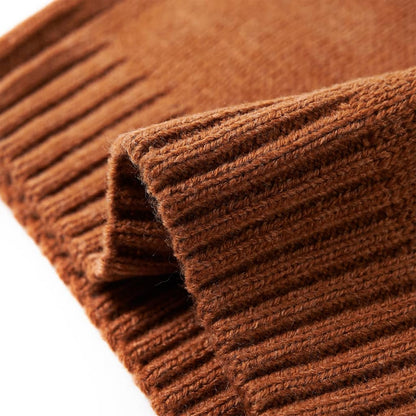 Pull Enfant Tricoté Cognac 92
