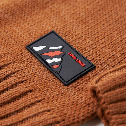 Pull enfant tricoté cognac 104