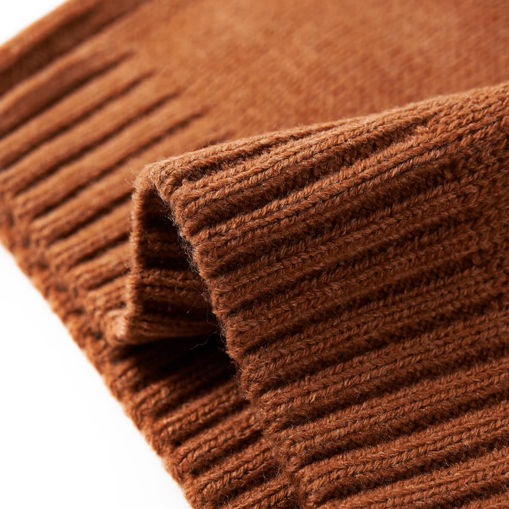 Pull enfant tricoté cognac 128