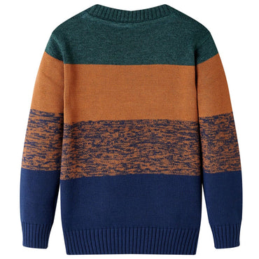 Pull enfant tricoté multicolore 104