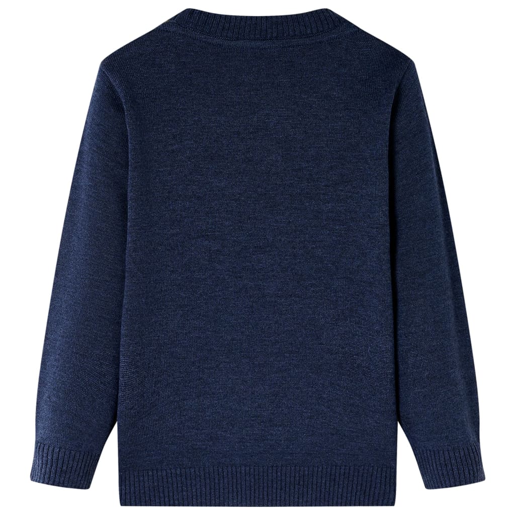 Pull enfant Tricoté Bleu marine 116