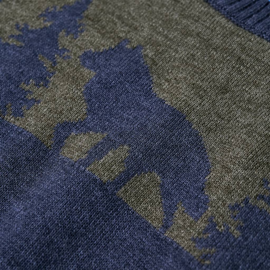 Pull enfant Tricoté Bleu marine 116