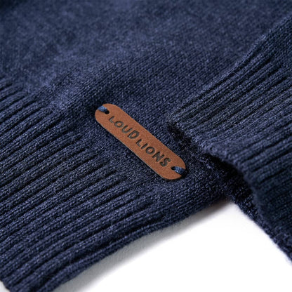 Pull enfant Tricoté Bleu marine 116