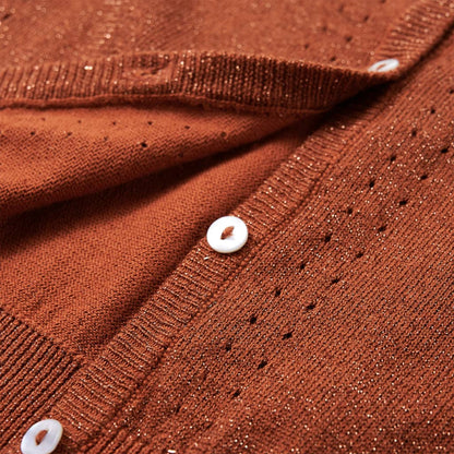 Cardigan enfant Cognac 128