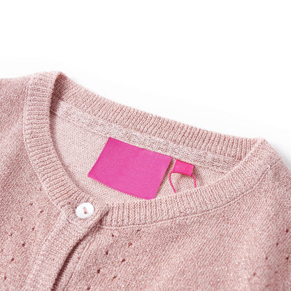 Kinder-Strickjacke Zartrosa 92