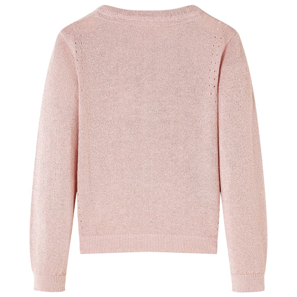 Cardigan enfant rose clair 104