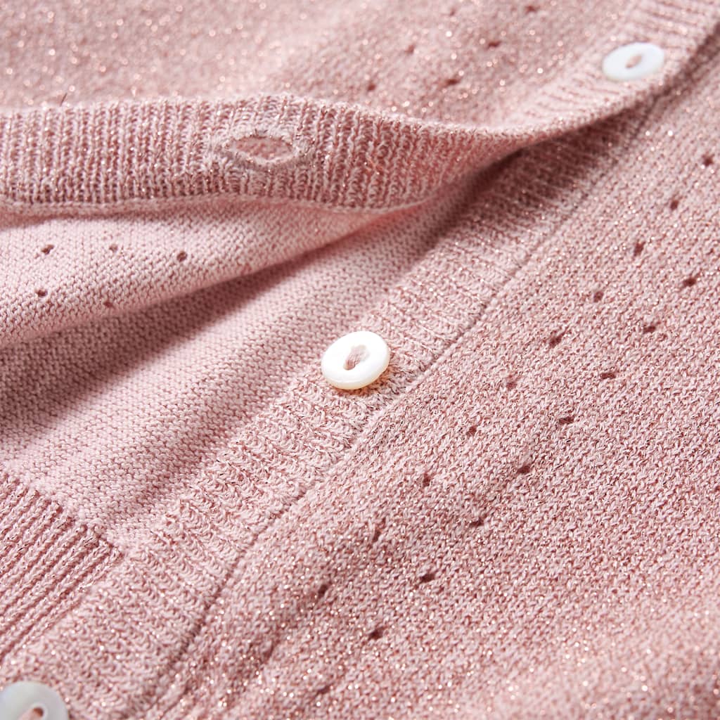 Cardigan enfant rose clair 104