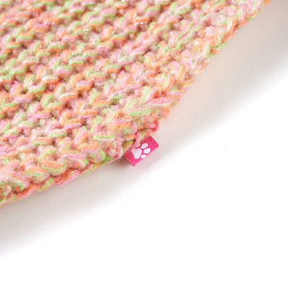 Pull enfant tricoté rose pâle 116