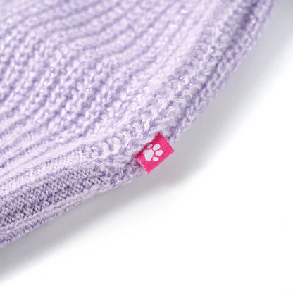 Gilet pull enfant tricoté Lilas clair 128