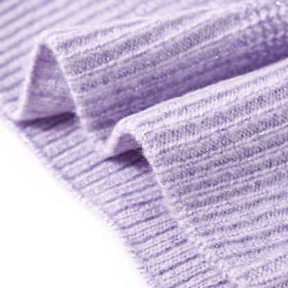 Gilet pull enfant tricoté Lilas clair 128