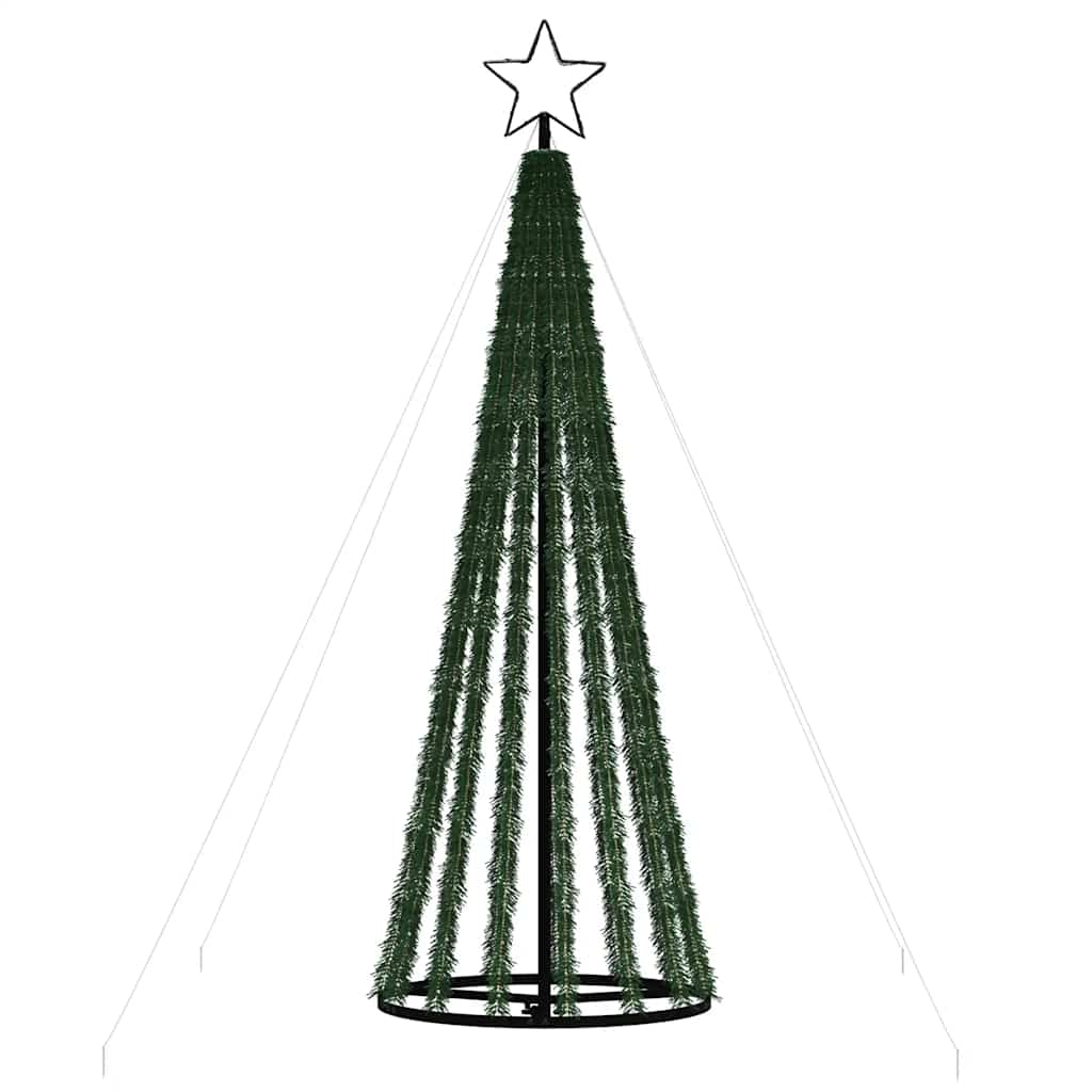 vidaXL LED Weihnachtsbaum 275 LEDs Blau 180 cm