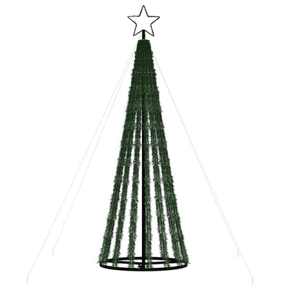 vidaXL LED Weihnachtsbaum 275 LEDs Blau 180 cm