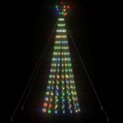 vidaXL LED Weihnachtsbaum 275 LEDs Mehrfarbig 180 cm