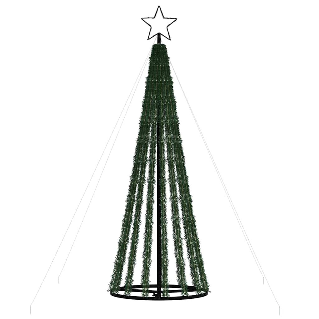 vidaXL LED Weihnachtsbaum 275 LEDs Mehrfarbig 180 cm