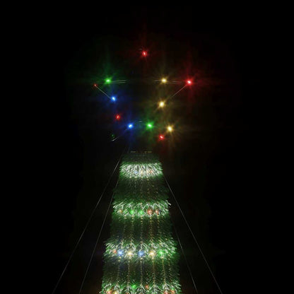 vidaXL LED Weihnachtsbaum 275 LEDs Mehrfarbig 180 cm
