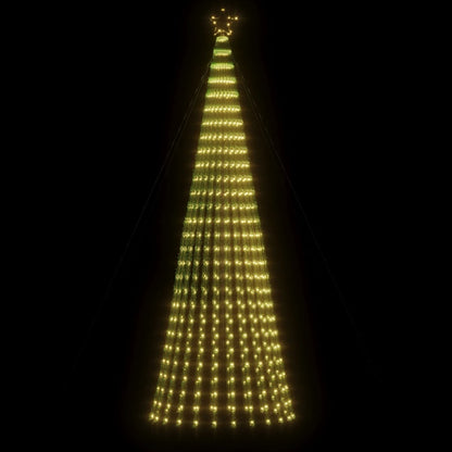 vidaXL Sapin de Noël LED 688 LED Blanc chaud 300 cm