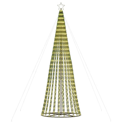 vidaXL Sapin de Noël LED 688 LED Blanc chaud 300 cm