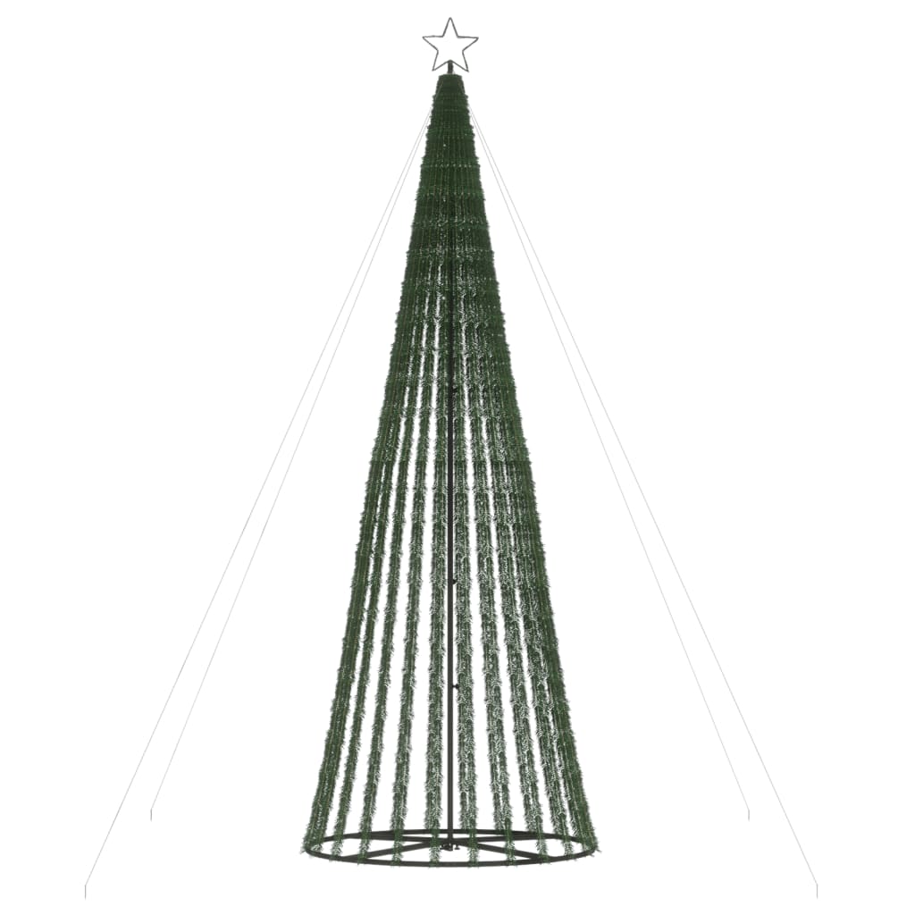 vidaXL Sapin de Noël LED 688 LED Blanc chaud 300 cm
