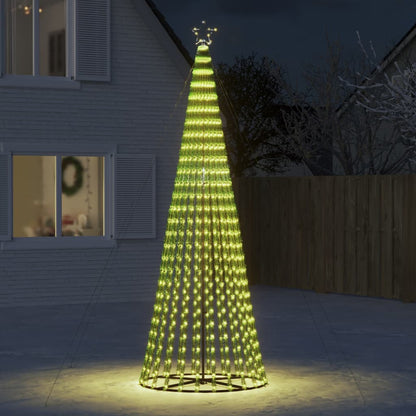 vidaXL Sapin de Noël LED 688 LED Blanc chaud 300 cm