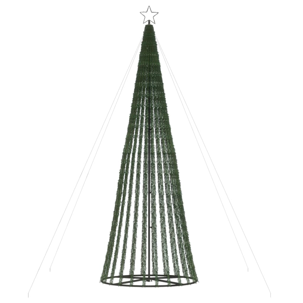 vidaXL LED Weihnachtsbaum 688 LEDs Kaltweiß 300 cm